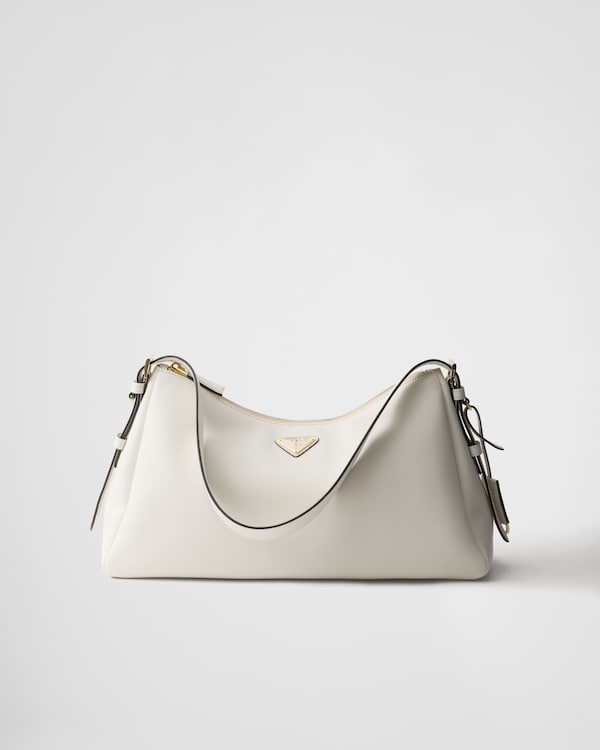 美品 PRADA ショルダーバッグ B8917 アクセサリーポーチ レザー 白