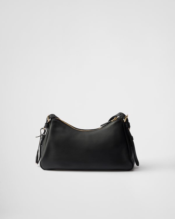 Prada Aimée medium leather shoulder bag - Black Prada Aimée medium leather shoulder bag - Black