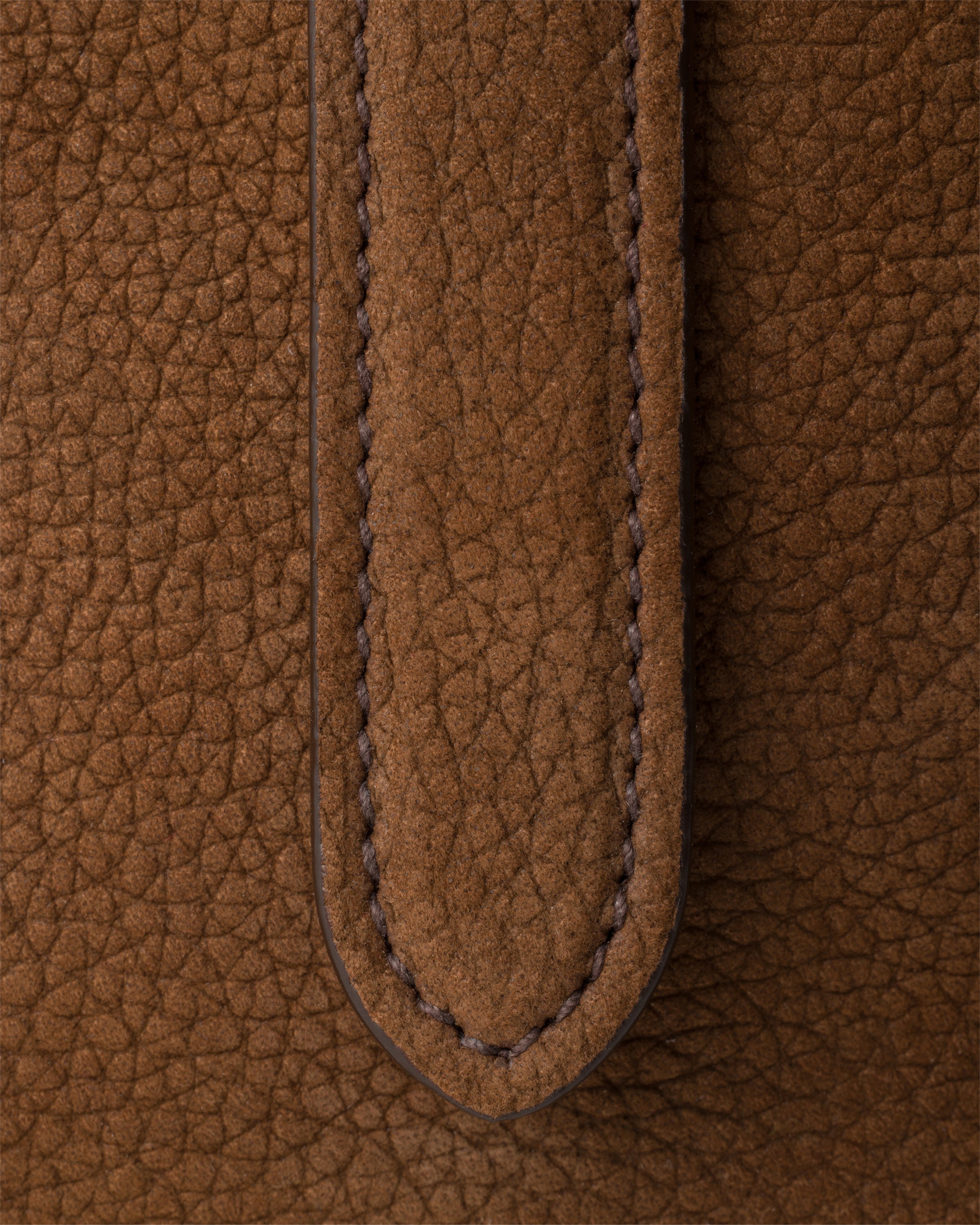 Cocoa Brown Prada Aimée large nubuck leather shoulder bag | PRADA