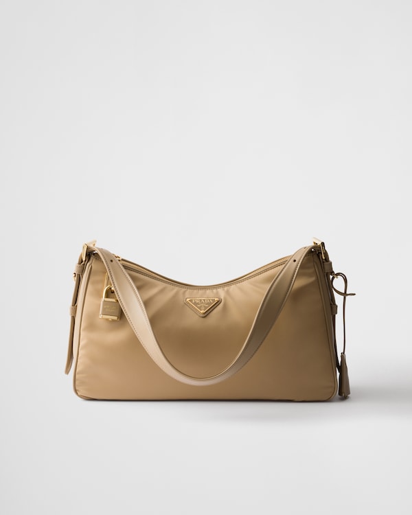 Amber Prada Aimée medium leather shoulder bag | PRADA