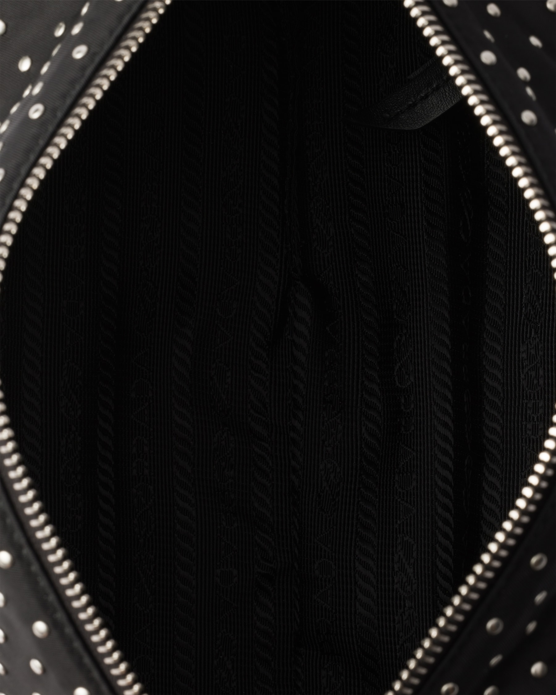 Black Re-Nylon Bag With Studs main image 1