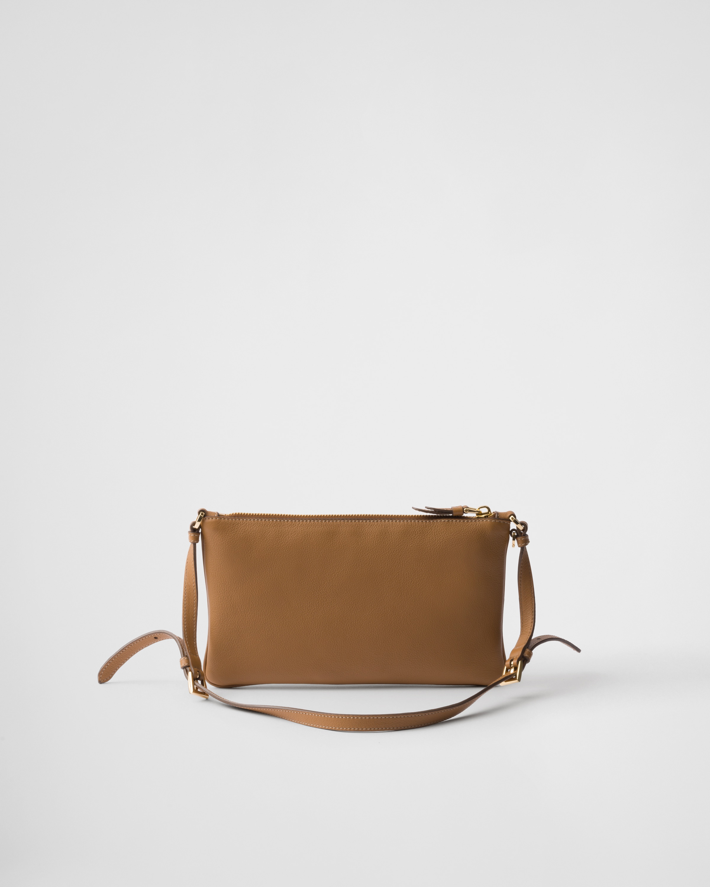 Caramel Leather Pouch | PRADA