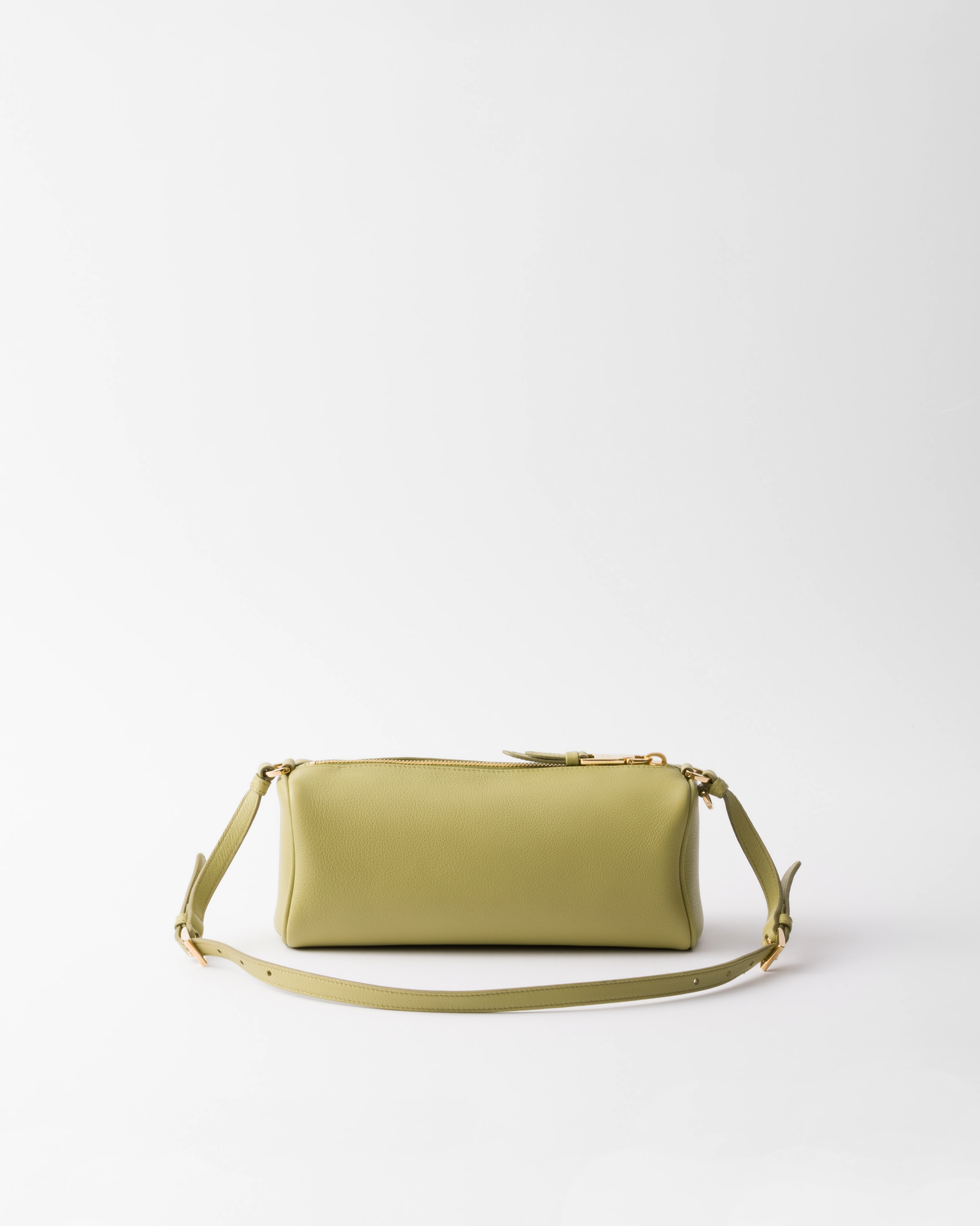 Pistachio Green Leather pouch | PRADA