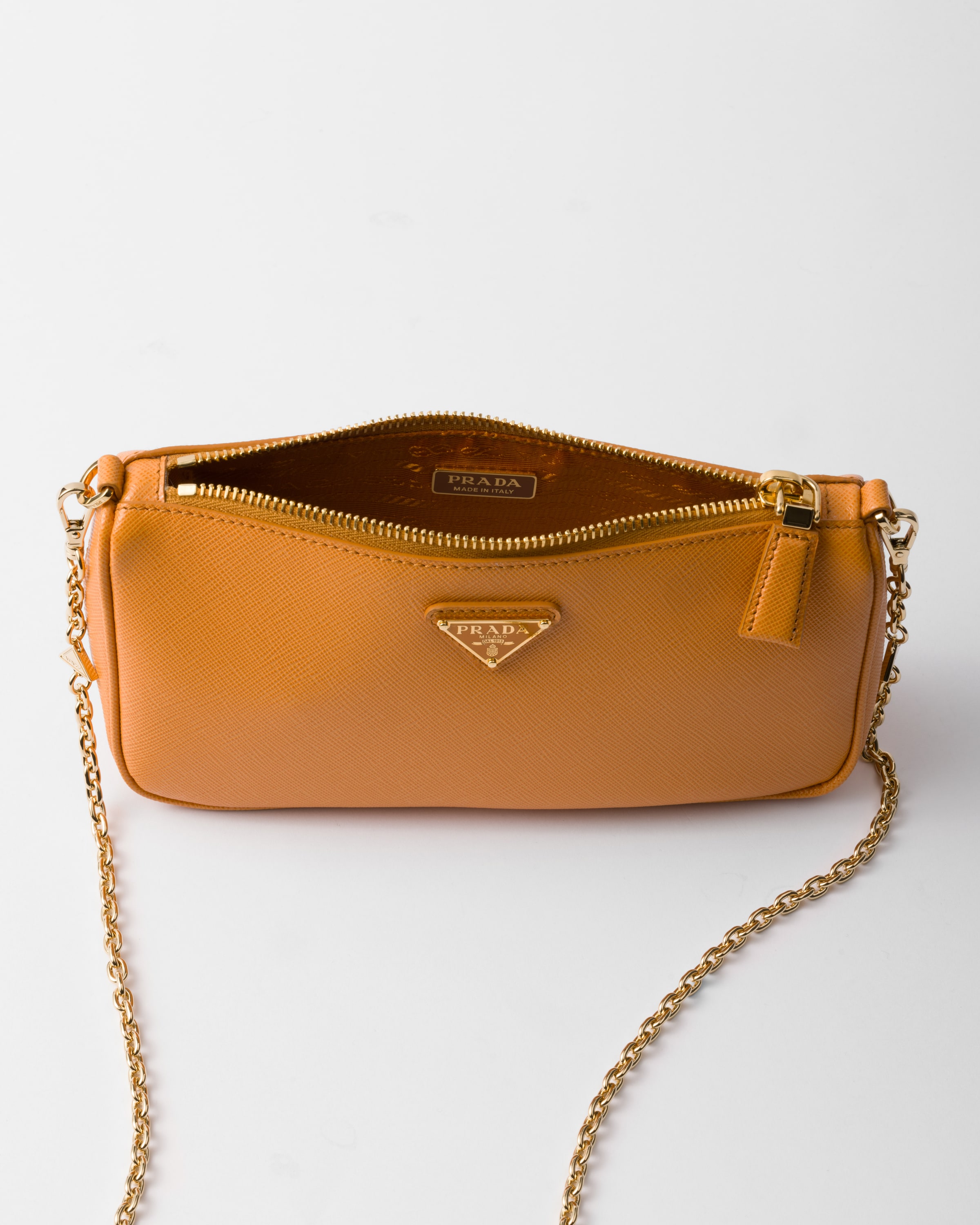 Mini Bag aus Saffiano-Leder