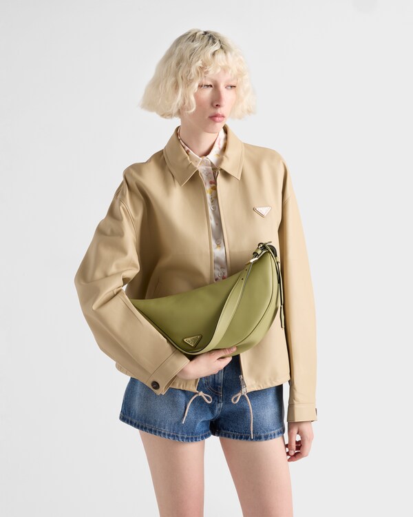 Prada Demi-lune large leather shoulder bag Prada Demi-lune large leather shoulder bag