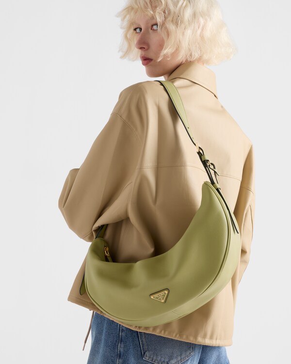 Prada Demi-lune large leather shoulder bag Prada Demi-lune large leather shoulder bag
