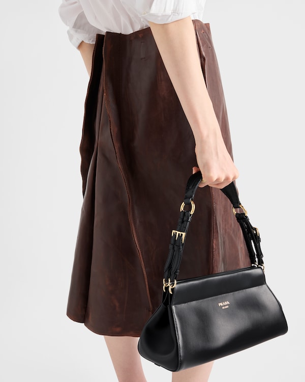 Prada Enchaîné medium leather bag - Black Prada Enchaîné medium leather bag - Black