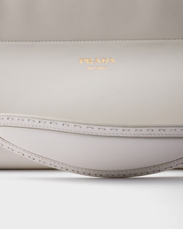 Prada Enchaîné medium leather bag - White Prada Enchaîné medium leather bag - White