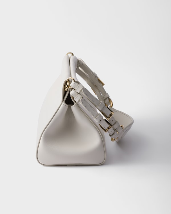 Prada Enchaîné medium leather bag - White Prada Enchaîné medium leather bag - White