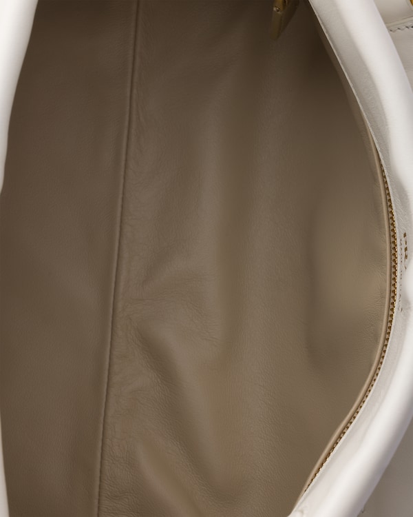 Prada Enchaîné medium leather bag - White Prada Enchaîné medium leather bag - White