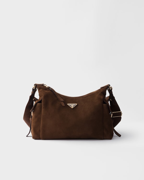 【大人気】PRADA◆Re-Nylon レザー ミディアム Explore バッグ Re-Nylon xサフィアーノレザー ミディアム トップハンドルバッグ