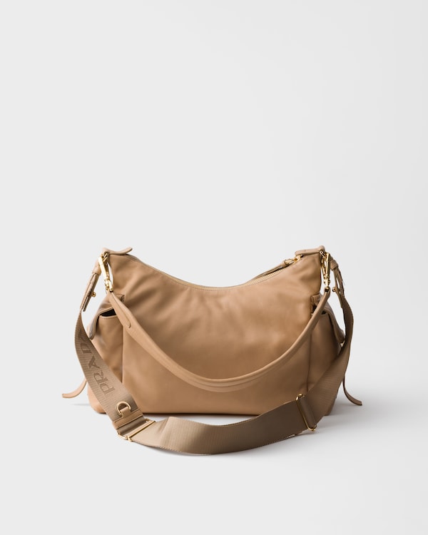 Prada Explore large nappa leather bag - Sand Beige Prada Explore large nappa leather bag - Sand Beige
