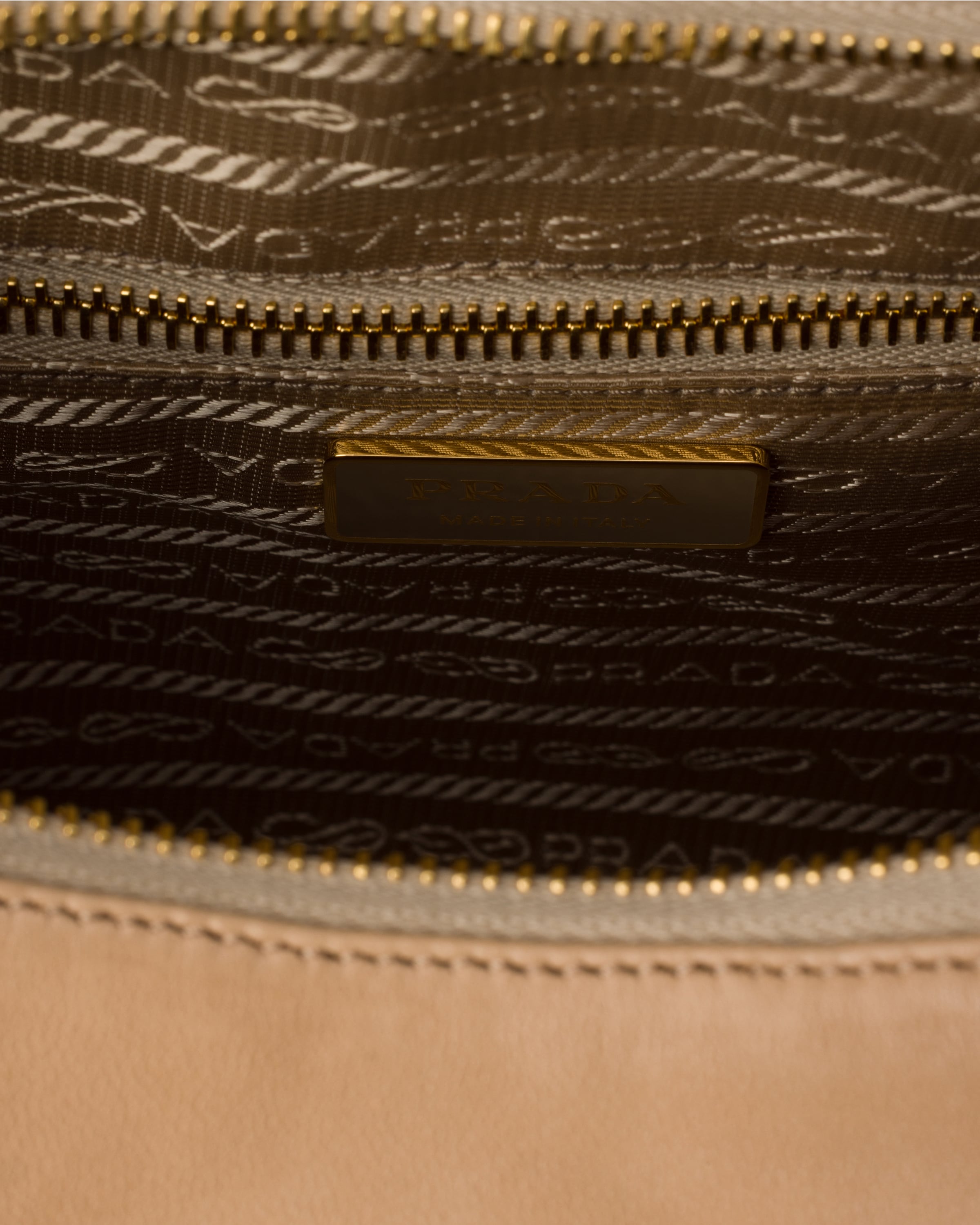 Sand Beige Prada Explore large nappa leather bag | PRADA - United