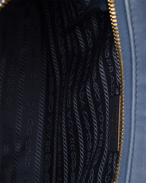 Prada Explore large nappa leather bag - Aviation Blue Prada Explore large nappa leather bag - Aviation Blue