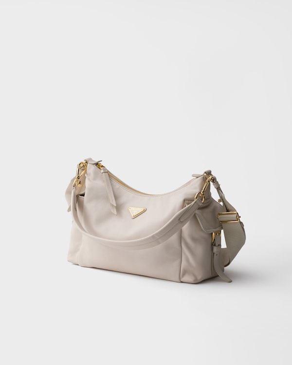 프라다 익스플로어 라지 나파 가죽 핸드백 - 초크 화이트 프라다 익스플로어 라지 나파 가죽 핸드백 - 초크 화이트