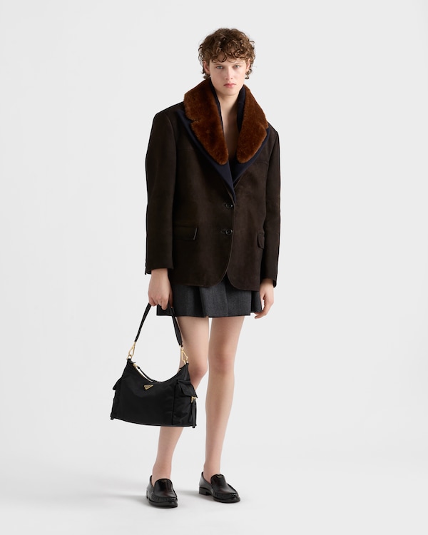 Prada Explore large Re-Nylon and leather bag Prada Explore large Re-Nylon and leather bag