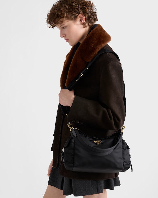 Prada Explore large Re-Nylon and leather bag Prada Explore large Re-Nylon and leather bag