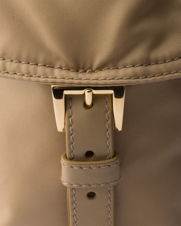 Prada Explore large Re-Nylon and leather bag - Camel Brown Prada Explore large Re-Nylon and leather bag - Camel Brown