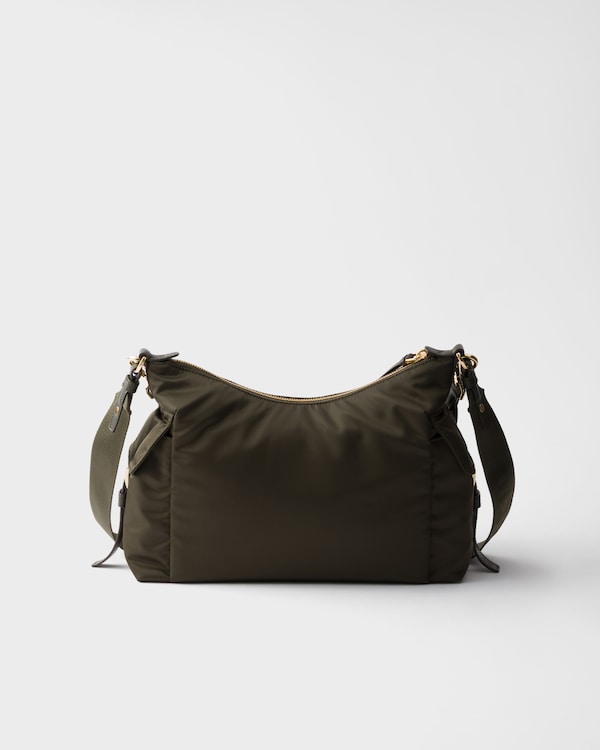 Prada Explore large Re-Nylon and leather bag - Forest Prada Explore large Re-Nylon and leather bag - Forest