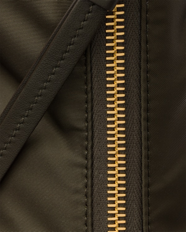 Prada Explore large Re-Nylon and leather bag - Forest Prada Explore large Re-Nylon and leather bag - Forest