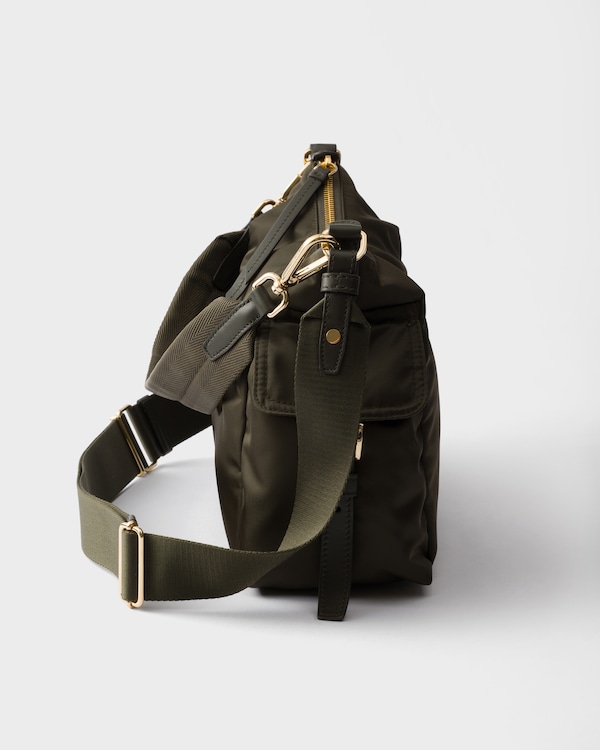 Prada Explore large Re-Nylon and leather bag - Forest Prada Explore large Re-Nylon and leather bag - Forest