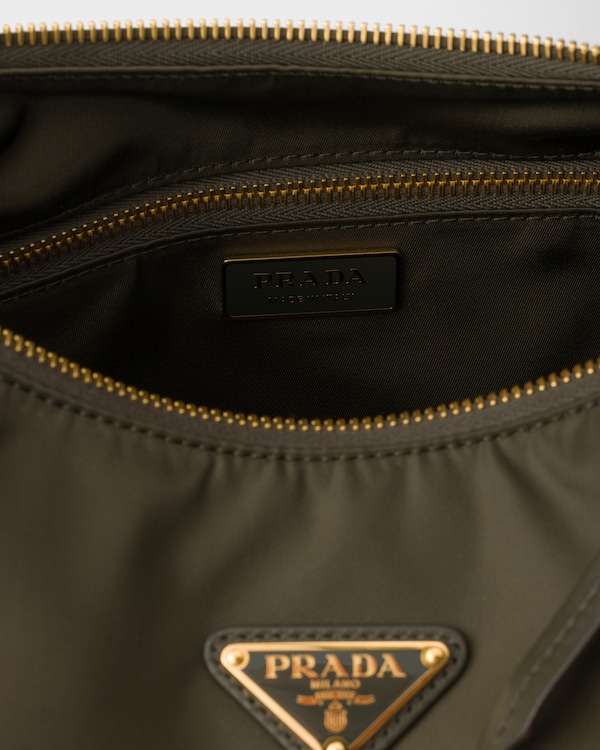Prada Explore large Re-Nylon and leather bag - Forest Prada Explore large Re-Nylon and leather bag - Forest