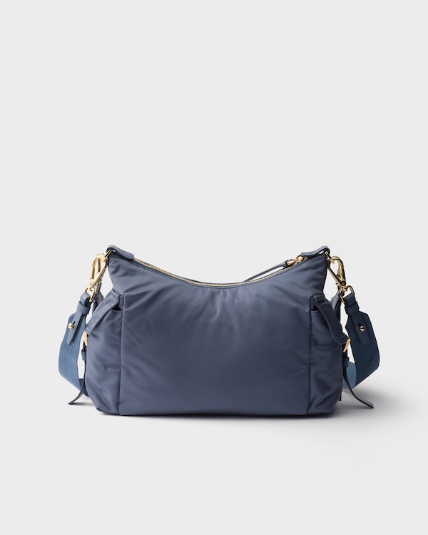 Prada Explore large Re-Nylon and leather bag - Aviation Blue Prada Explore large Re-Nylon and leather bag - Aviation Blue