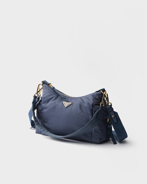 Prada Explore large Re-Nylon and leather bag - Aviation Blue Prada Explore large Re-Nylon and leather bag - Aviation Blue