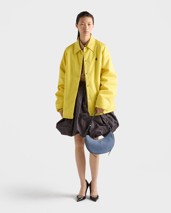 Prada Arqué small nubuck leather bag - Aviation Blue Prada Arqué small nubuck leather bag - Aviation Blue