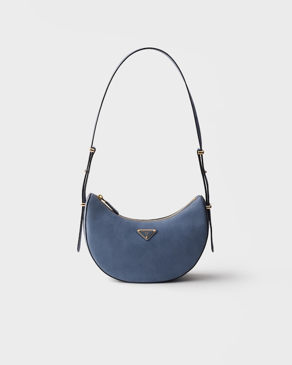 Prada Arqué small nubuck leather bag - Aviation Blue Prada Arqué small nubuck leather bag - Aviation Blue