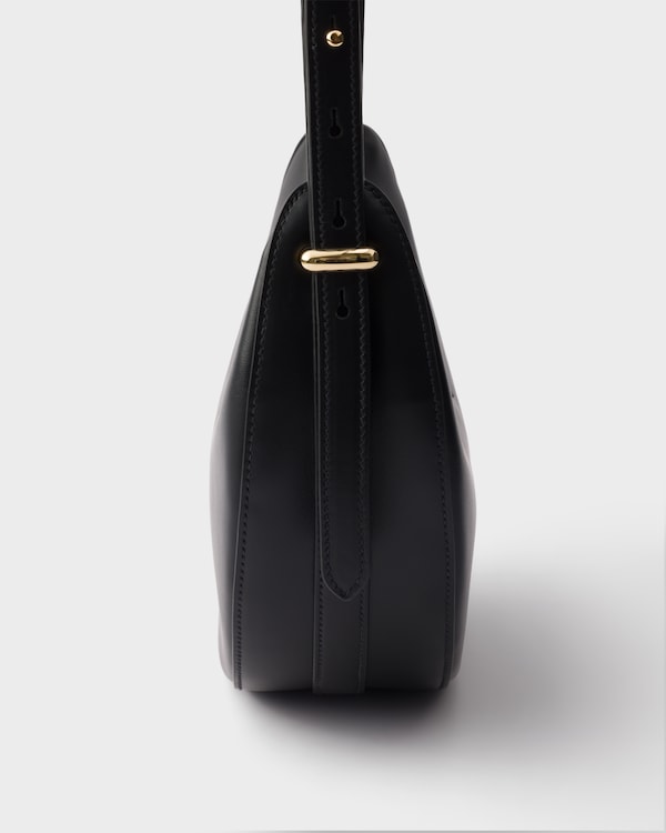 Prada Arqué small leather shoulder bag - Black Prada Arqué small leather shoulder bag - Black