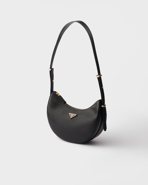 Prada Arqué small leather shoulder bag - Black Prada Arqué small leather shoulder bag - Black