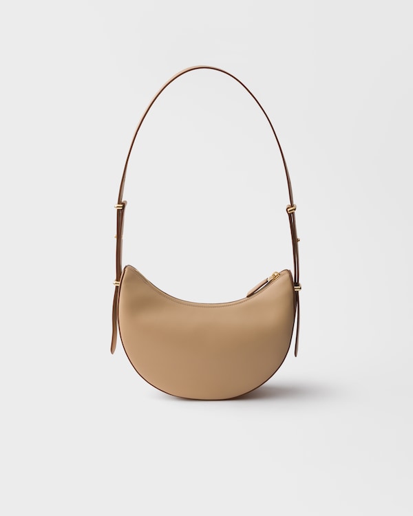 Prada Arqué small leather shoulder bag - Sand Beige Prada Arqué small leather shoulder bag - Sand Beige