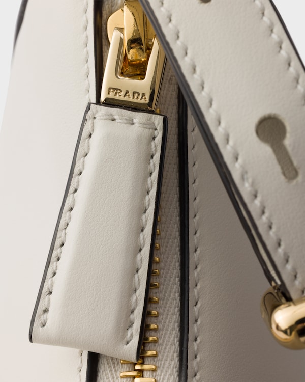 Bolso bandolera Prada Arqué de piel pequeño - Blanco Bolso bandolera Prada Arqué de piel pequeño - Blanco