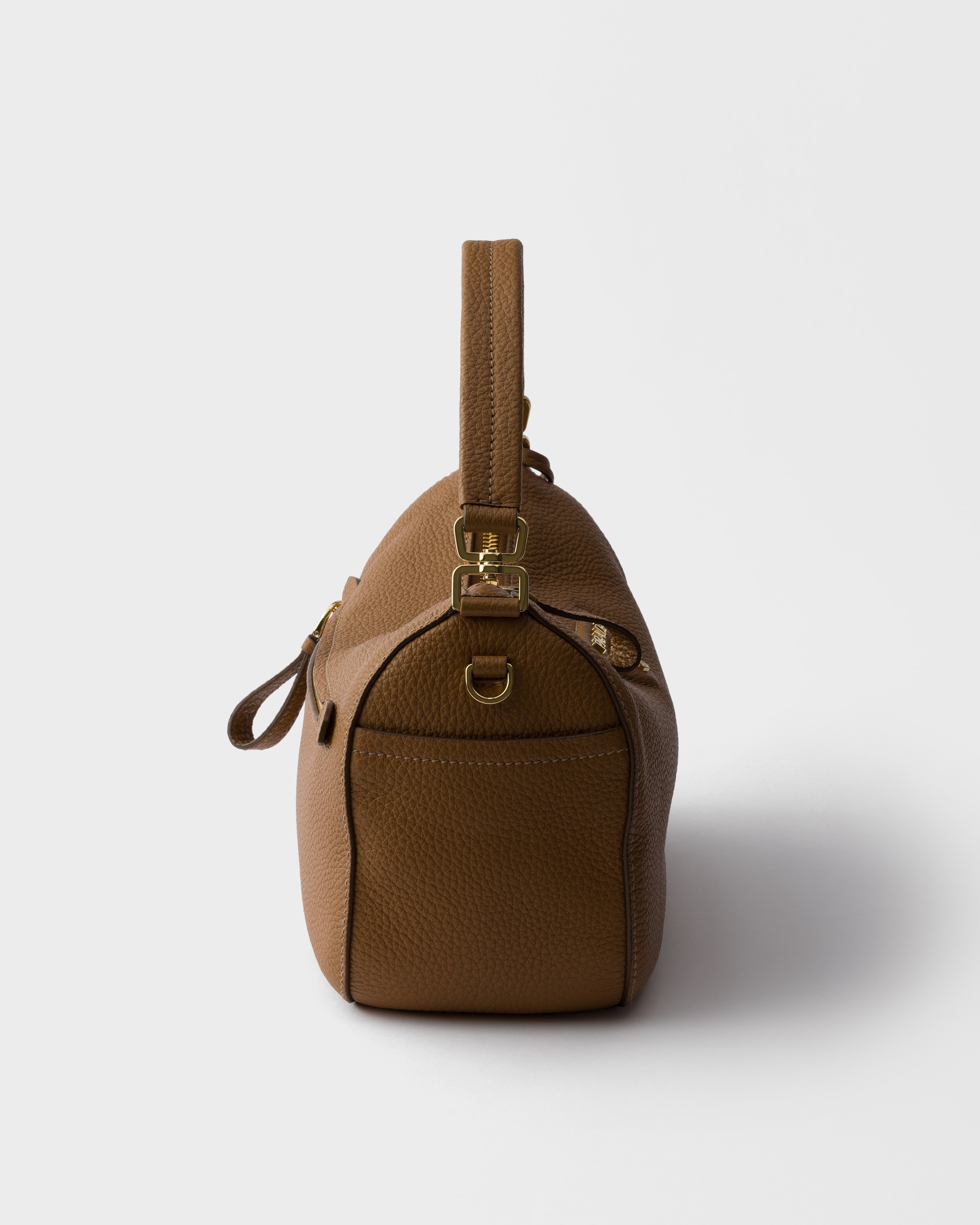 Caramel Small leather bag | PRADA - United States