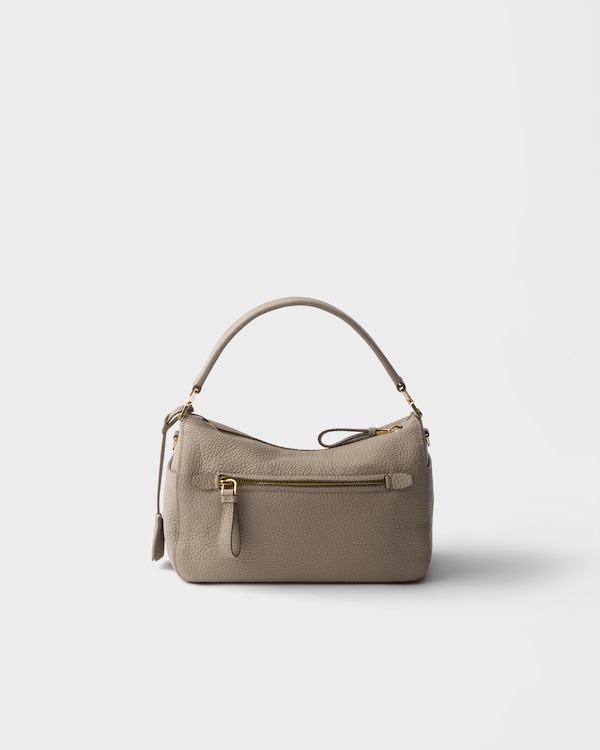 Bolso de piel pequeño - Gris arcilla Bolso de piel pequeño - Gris arcilla