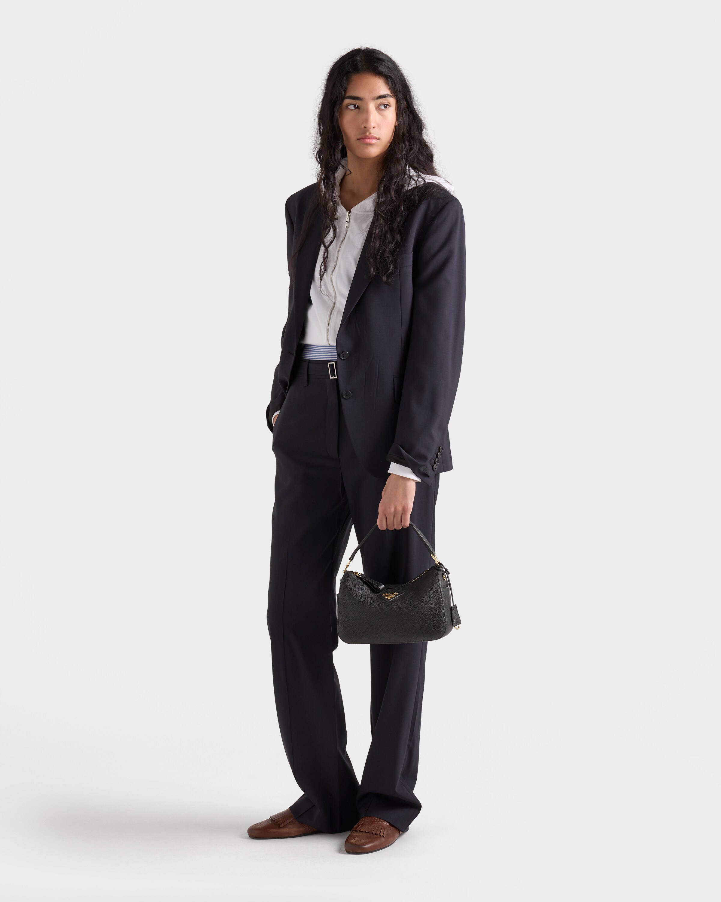 Black Small leather bag | PRADA - United States