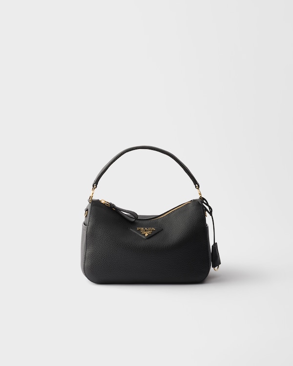 Small leather bag - Black Small leather bag - Black