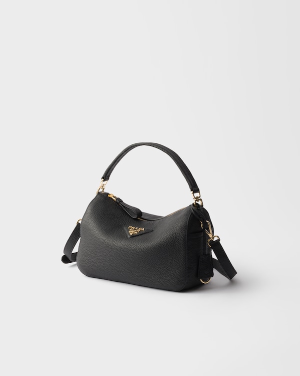 Small leather bag - Black Small leather bag - Black