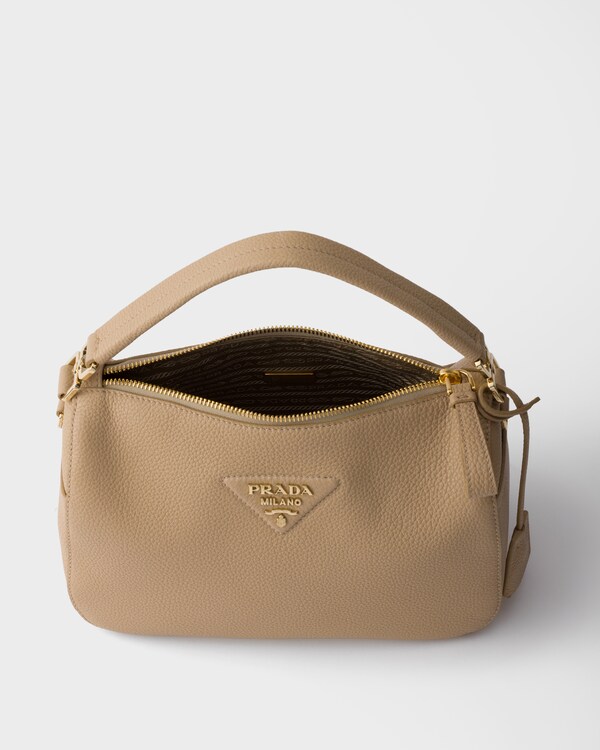 Petit sac en cuir - Beige Sable Petit sac en cuir - Beige Sable