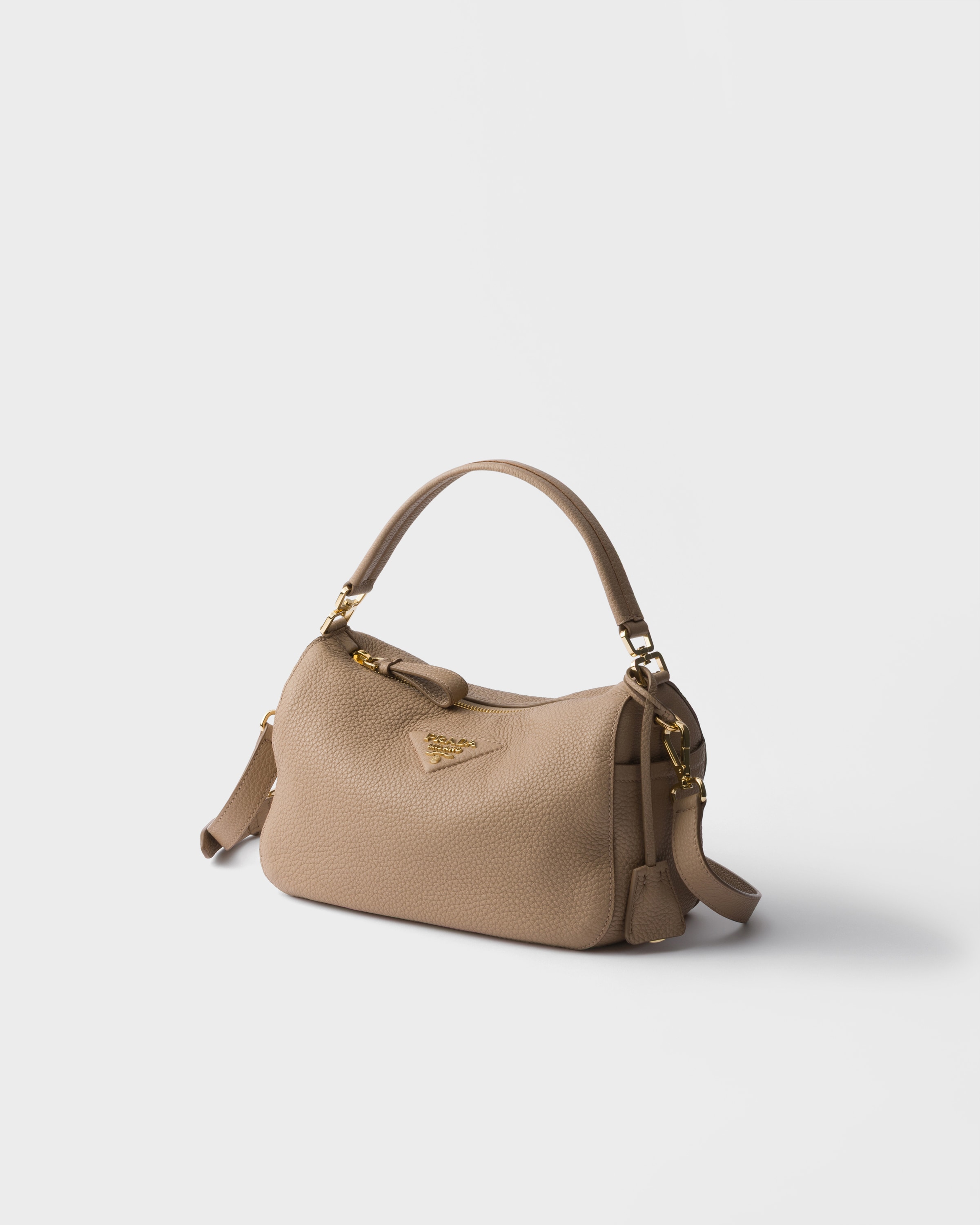 Cameo Beige Small Leather Bag | PRADA - United States