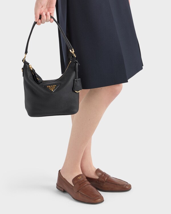 Mini sac en cuir - Noir Mini sac en cuir - Noir