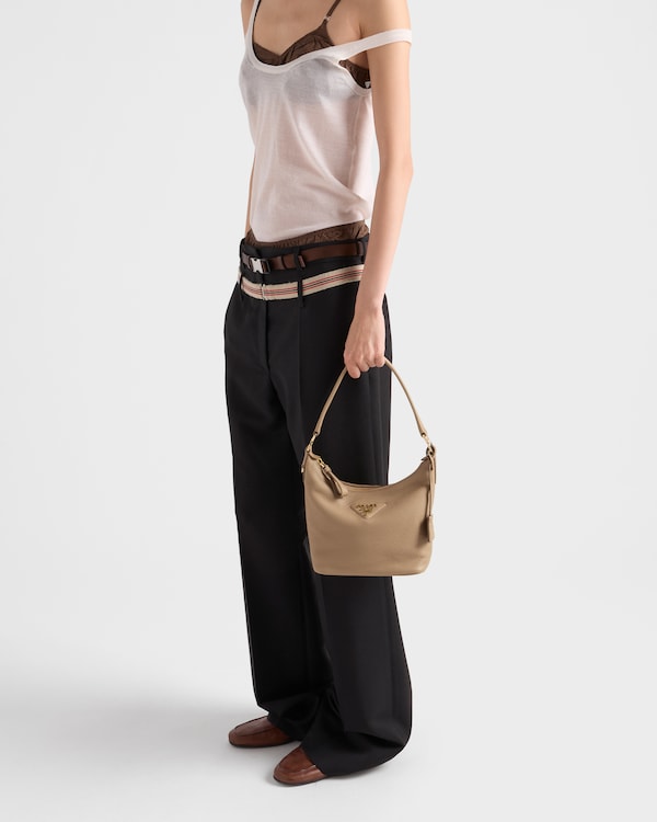 Leather mini-bag - Cameo Beige Leather mini-bag - Cameo Beige