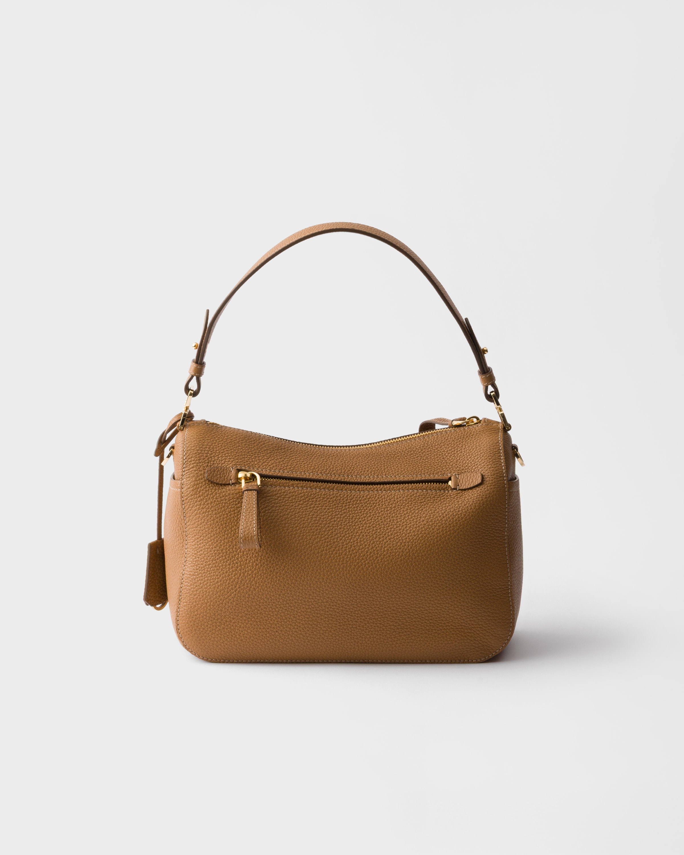 PRADA ショルダーバッグ レザー キャメル Caramel Medium Leather Shoulder Bag | PRADA - United States