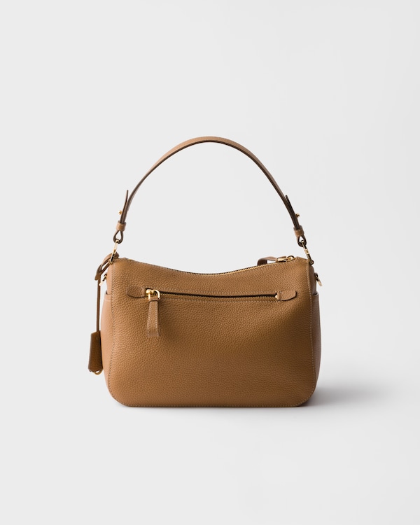 Medium leather shoulder bag - Caramel Medium leather shoulder bag - Caramel