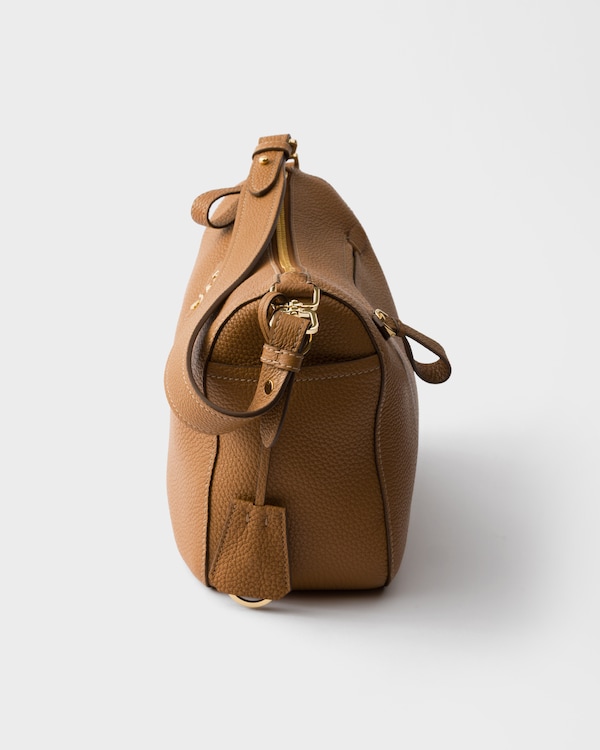 Medium leather shoulder bag - Caramel Medium leather shoulder bag - Caramel
