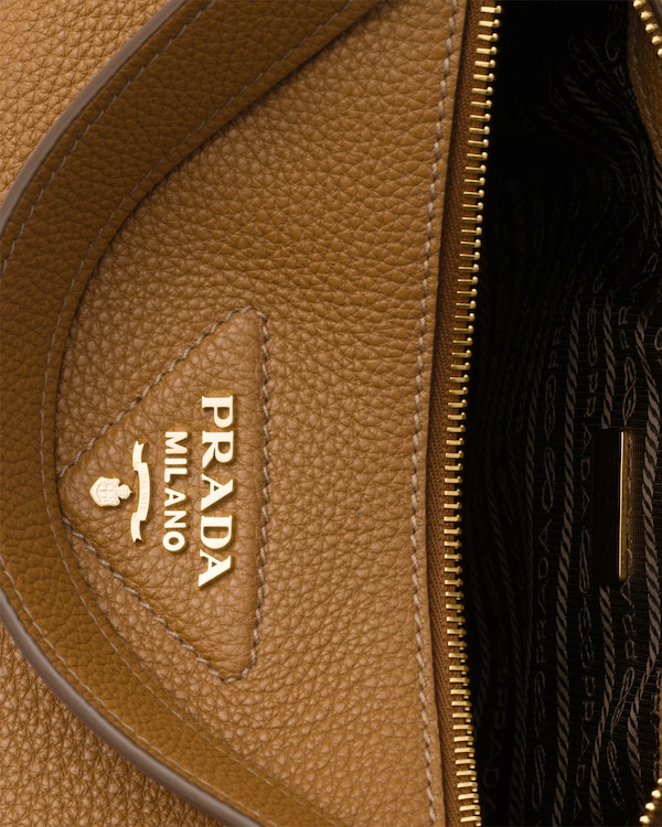 Medium leather shoulder bag - Caramel Medium leather shoulder bag - Caramel