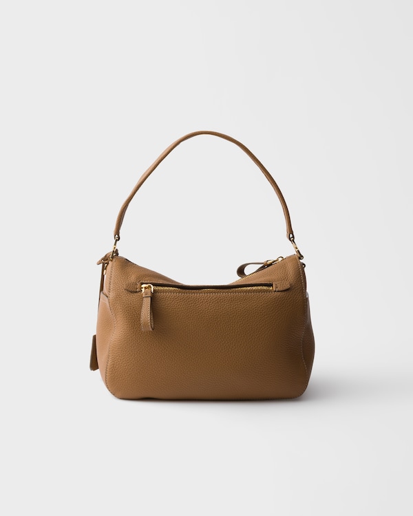 Medium leather shoulder bag - Caramel Medium leather shoulder bag - Caramel