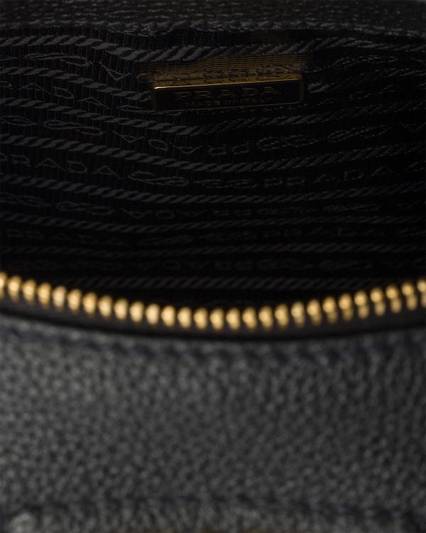 Medium leather shoulder bag - Black Medium leather shoulder bag - Black