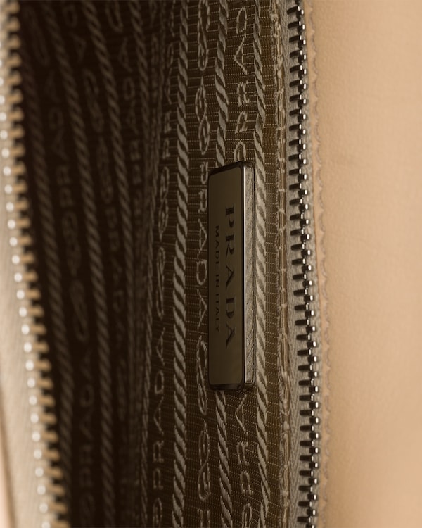 Large leather shoulder bag - Sand Beige Large leather shoulder bag - Sand Beige